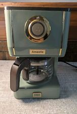 Máquina de café estilo retrô Amaste 25 oz 5 xícaras ouro verde testado funciona comprar usado  Enviando para Brazil
