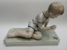 Porzellanfigur junge schmetter gebraucht kaufen  Euskirchen
