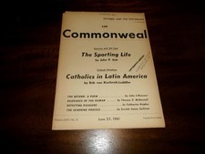 1961 commonweal magazine for sale  Martins Ferry