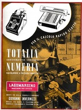 Pubblicita 1947 lagomarsino usato  Biella
