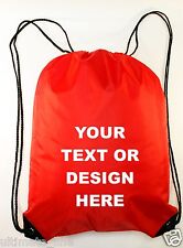 Personalised red drawstring for sale  PLYMOUTH