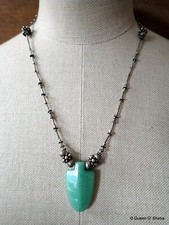 Aventurine pendant silver for sale  LAUNCESTON