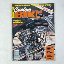 Custom Bike Magazine August 1978 Bikes Girls comprar usado  Enviando para Brazil