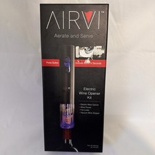 Kit de abridor de vinho elétrico Airvi arejar e servir despejador de vinho, cortador de folha, rolha comprar usado Kit de abridor de vinho elétrico Airvi arejar e servir despejador de vinho, cortador de folha, rolha comprar usado  Enviando para Brazil