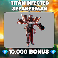 Titan Infected Speakerman + 10.000💎 - Toile Tower Defense TTD Roblox comprar usado  Enviando para Brazil