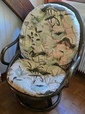 Fauteuil tournant rotin d'occasion  Villemomble
