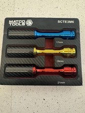 Usado, Matco Tools SCTE3M6 1/2" unidade métrica 6 pontos conjunto de soquete de roda de parede fina comprar usado  Enviando para Brazil