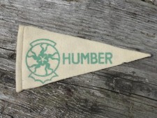 Humber handlebar flag for sale  UK