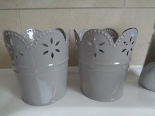 Kleine graue übertöpfe gebraucht kaufen  Bad Schussenried