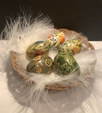 Easter eggs wooden for sale  PAIGNTON