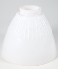 Vintage Branco Opala Vidro Leitoso 6" Mesa de Piso Abajur Óleo Refletor Sombra 6" Novo na caixa comprar usado  Enviando para Brazil