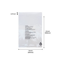 Garment polybag clear for sale  MANCHESTER