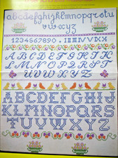 Stickvorlage abc mustertuch gebraucht kaufen  Wuppertal