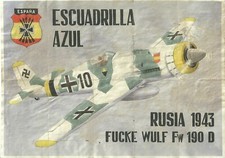 0670 DIVISION AZUL FUCKE WULF FW 190 D ESCUADRILLA AZUL ALMADÉN-C. RACIONAM REAL comprar usado  Enviando para Brazil