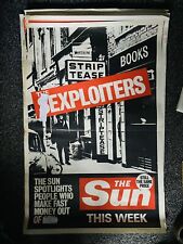 Sun sexploiter newspaper for sale  LEWES