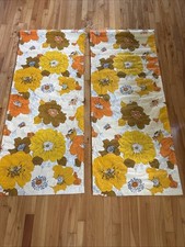 Conjunto de 2 persianas de tecido vintage romanas meados do século MOD persianas cordas retrô comprar usado  Enviando para Brazil