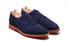 Sapatos derby SANDERS x Jigsaw camurça azul marinho: `Loggan Reino Unido 11 EUA 12 UE 45.5 comprar usado  Enviando para Brazil