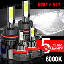 Lâmpadas de neblina de feixe alto/baixo farol LED para Nissan Frontier 2005-2018 4 peças comprar usado  Enviando para Brazil