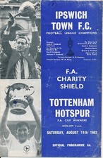 Charity shield 1962 for sale  LONDON