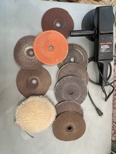 Polidor de lixadeira vintage Black And Decker modelo 9531 7" diâmetro 2 velocidades 3/4 HP, usado comprar usado  Enviando para Brazil