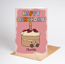 Birthday cake card for sale  GUISBOROUGH