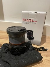 Samyang 24mm 3.5 for sale  CAMBERLEY