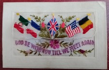 Old french embroidered for sale  PORT TALBOT