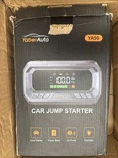 YaberAuto partida de salto de carro portátil com compressor de ar 160PSI, 600lm luzes abertas comprar usado  Enviando para Brazil