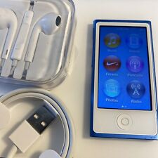 Usado, Apple iPod nano 7ª Geração Meados de 2015 Azul (16GB) Nova Bateria TELA IMPECÁVEL comprar usado  Enviando para Brazil