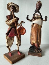 Coppia statuine cartapesta usato  Bareggio