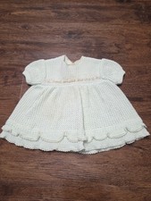 Vestido bebê menina vintage Renro's Imports italiano verde perfeito malha comprar usado  Enviando para Brazil