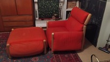Poltrona poggiapiedi design usato  Italia
