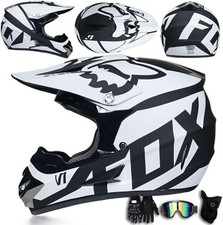 Dzieci Dorośli Kask motocrossowy Kask integralny + okulary cross + rękawiczki DE na sprzedaż  Wysyłka do Poland