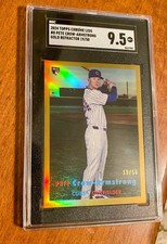 2024 Topps tampas cromadas Pete Crow Armstrong refrator OURO /25 ESTADO PERFEITO 9,5!!! Uau!  comprar usado  Enviando para Brazil