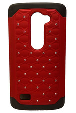 Capa Sonne Premium Strass Para LG Volt 2 - Vermelha/Preta, usado comprar usado  Enviando para Brazil