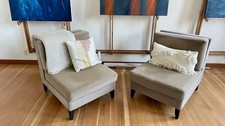 Pair armless plush for sale  Oakland