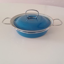Mes emailletopf blau gebraucht kaufen  Tübingen