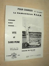 Prospectus matériel agricole d'occasion  Cluny