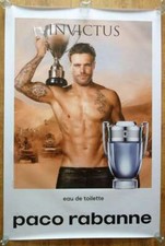 INVICTUS MAD MAX Paco Rabanne perfume original GRANDE 6x4 pés BUS SHELTER pôster , usado comprar usado  Enviando para Brazil