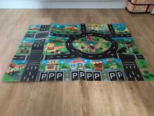 Mata edukacyjna do zabawy, wzór ruch uliczny, city, miasto, rozmiary 83 cm x 57  na sprzedaż  PL