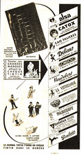 Publicité tintin papier d'occasion  Villecresnes