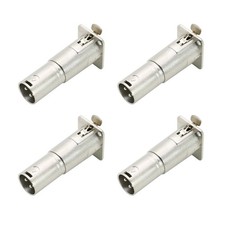 3 pinos máx. Plugue adaptador conector de áudio XLR frontal fêmea para XLR macho 2,5 mm², usado comprar usado  Enviando para Brazil