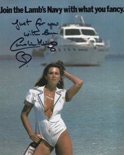 Caroline munro signed for sale  ASHFORD