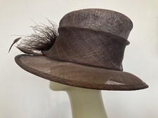 Ladies brown sinamay for sale  MALTON