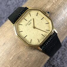 Vintage Bulova Accutron Relógio de Quartzo Octógono Suíço Unissex 7409 Vestido 30mm, usado comprar usado  Enviando para Brazil