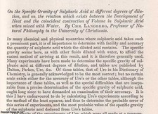 Specific gravity sulphuric for sale  SHREWSBURY