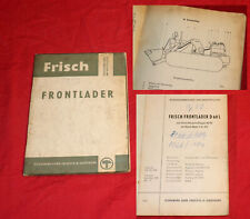 Anleitung frisch frontlader gebraucht kaufen Anleitung frisch frontlader gebraucht kaufen  Estorf