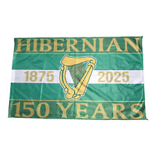 BANDEIRA HIBERNIANA 150 ANOS 1875-2025 5X3 PÉS, usado comprar usado  Enviando para Brazil