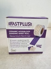 Rolo de lixa automotivo de cerâmica roxa folha abrasiva FASTPLUS 70mm x 12m comprar usado  Enviando para Brazil