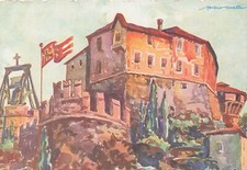 A6769 cartolina illustratore usato  Lugo